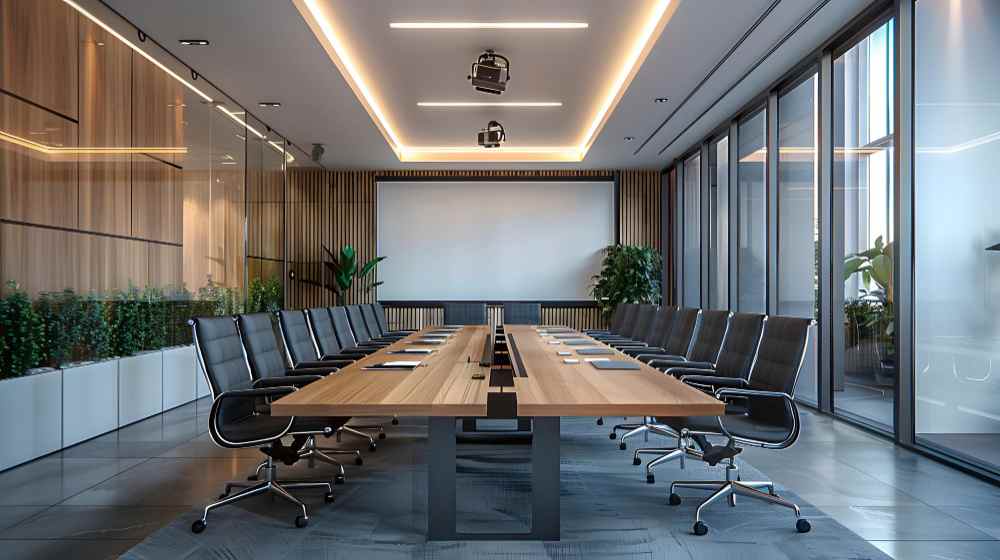A beautiful conference room